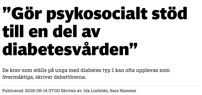 Dagens medicin - Psykolog sara hammer